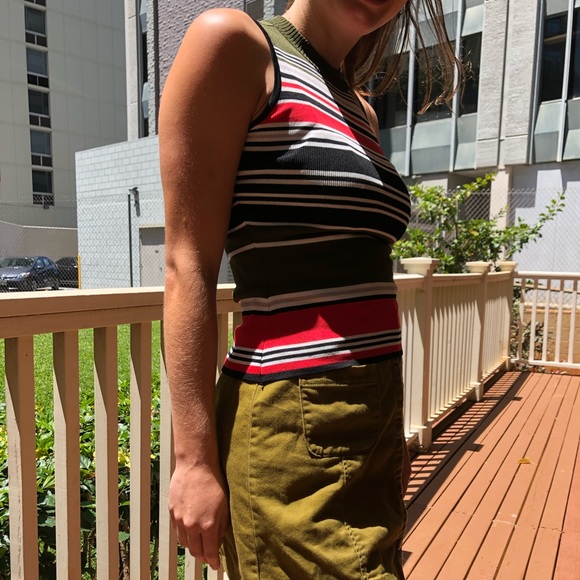 Turtle neck top green - Picture 2 of 3